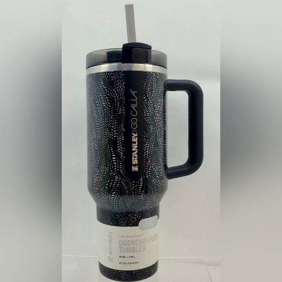 Stanley Other - Stanley X Calia 40oz Black Quencher Tumbler with Straw And Handle NWOB